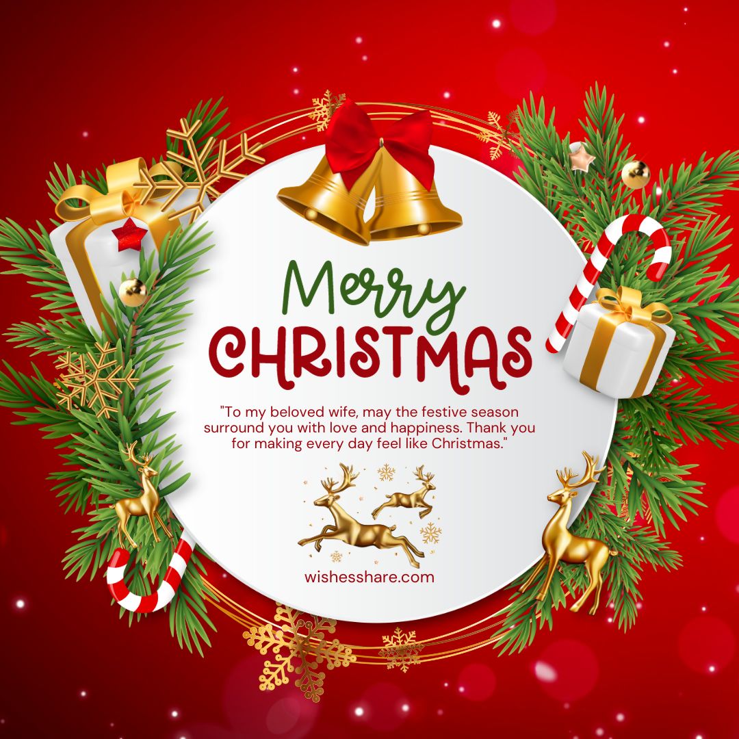 Christmas Card Messages for Wife