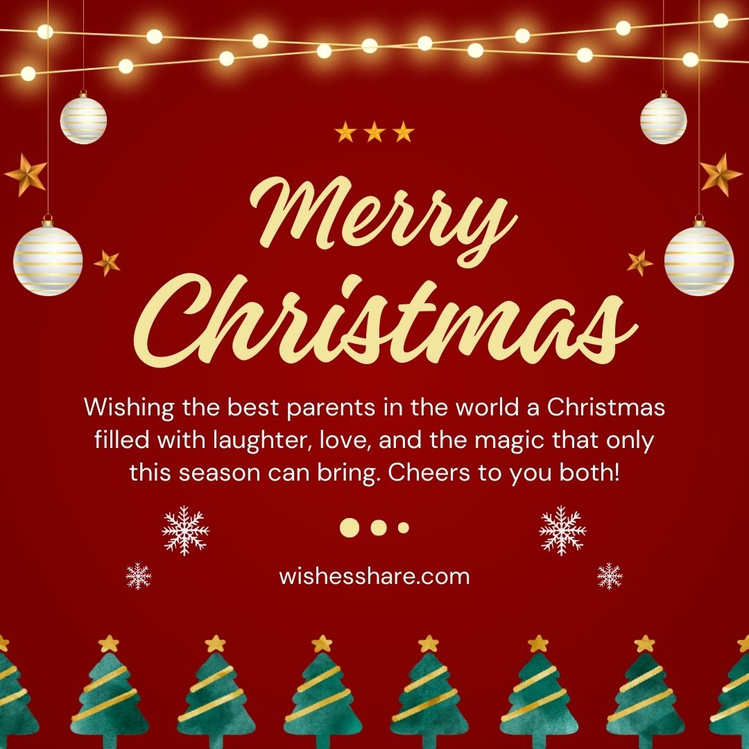 Merry Christmas Messages For Parents