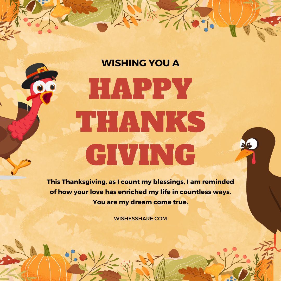 Romantic Thanksgiving Letter To My Love