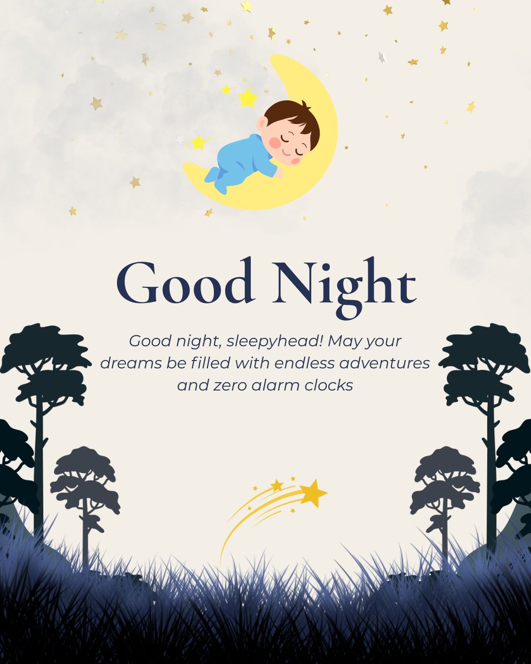 funny good night messages
