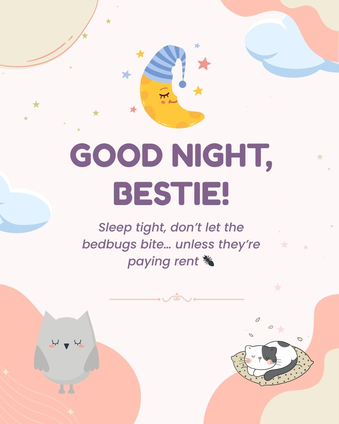 funny good night messages