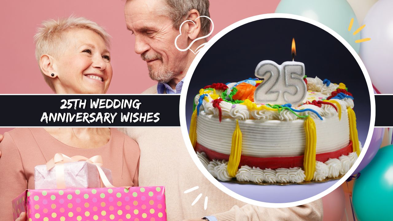 25th Wedding Anniversary Wishes