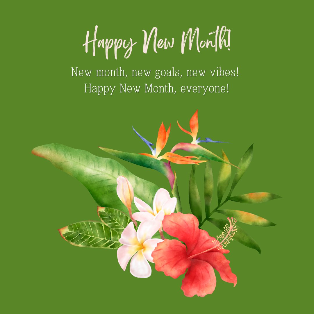 Happy New Month Captions for Social Media