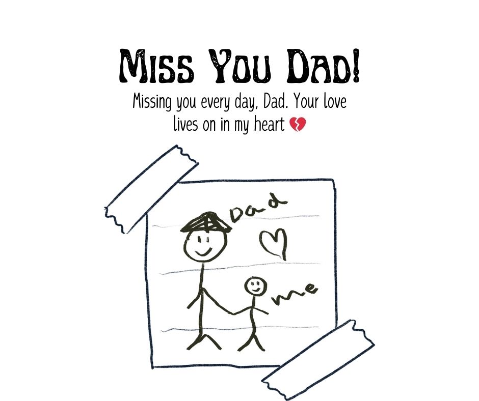 Miss You Dad Status
