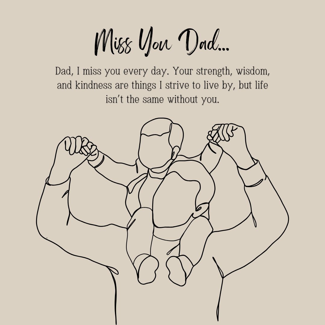 Miss You Messages For Dad After Death From Son