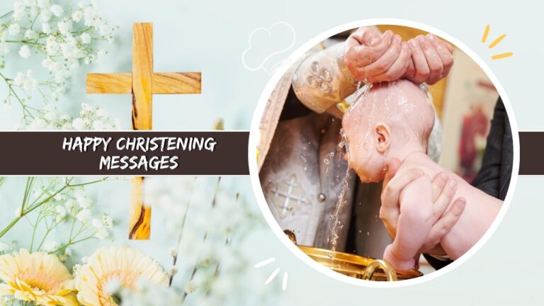 happy christening messages