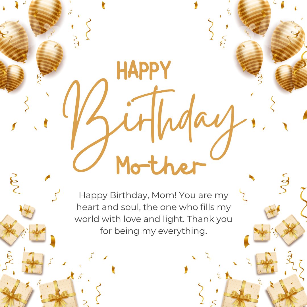 Heart Touching Birthday Wishes for Mother with Love
