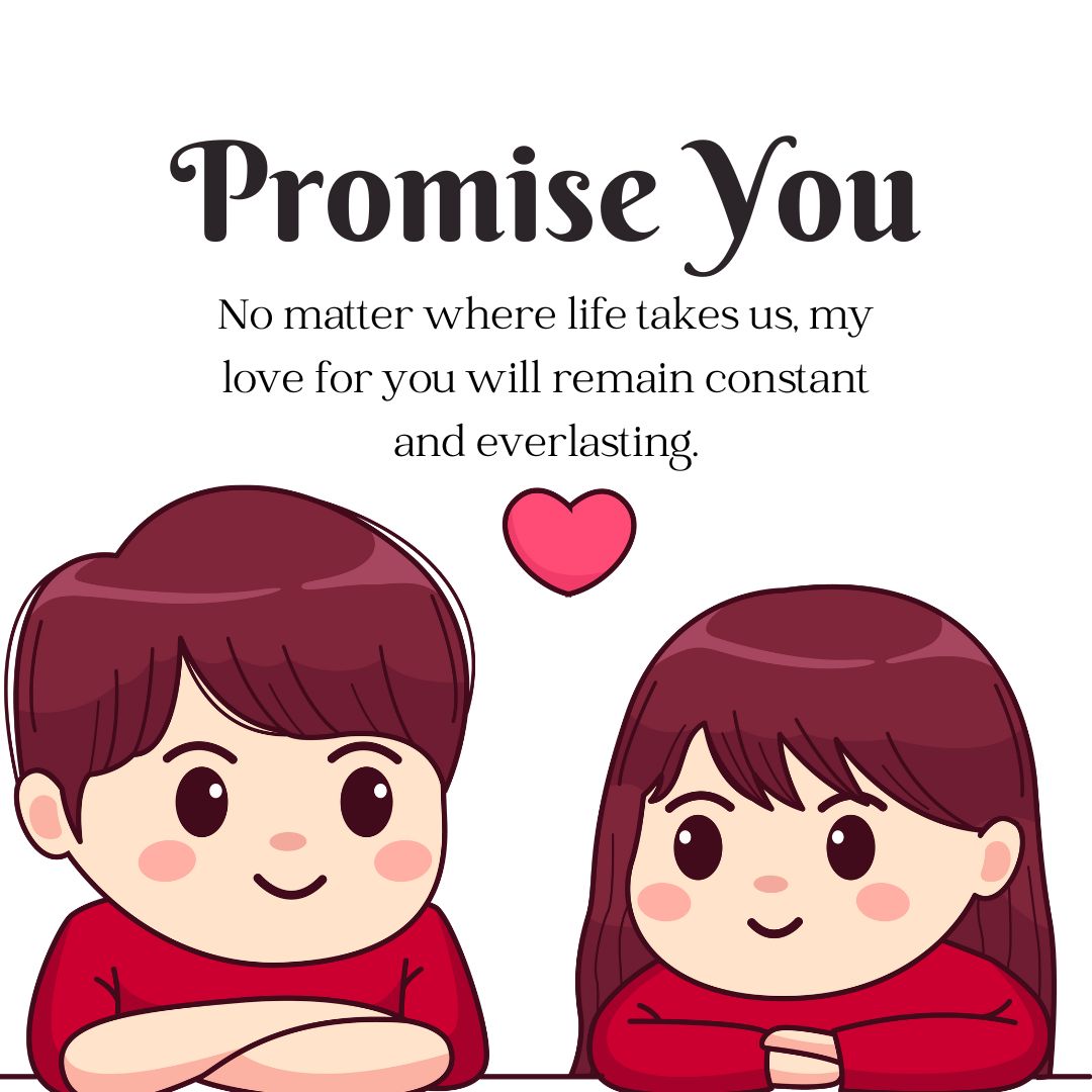 I Promise to Love You Forever Message