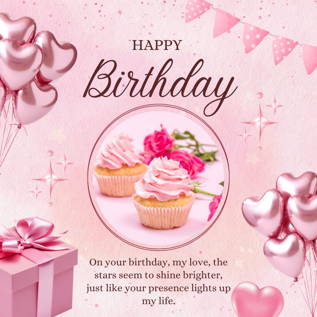 Romantic Happy Birthday Wishes for Wife