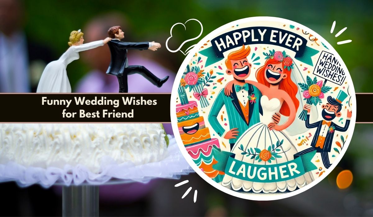 Funny Wedding Wishes for Best Friend