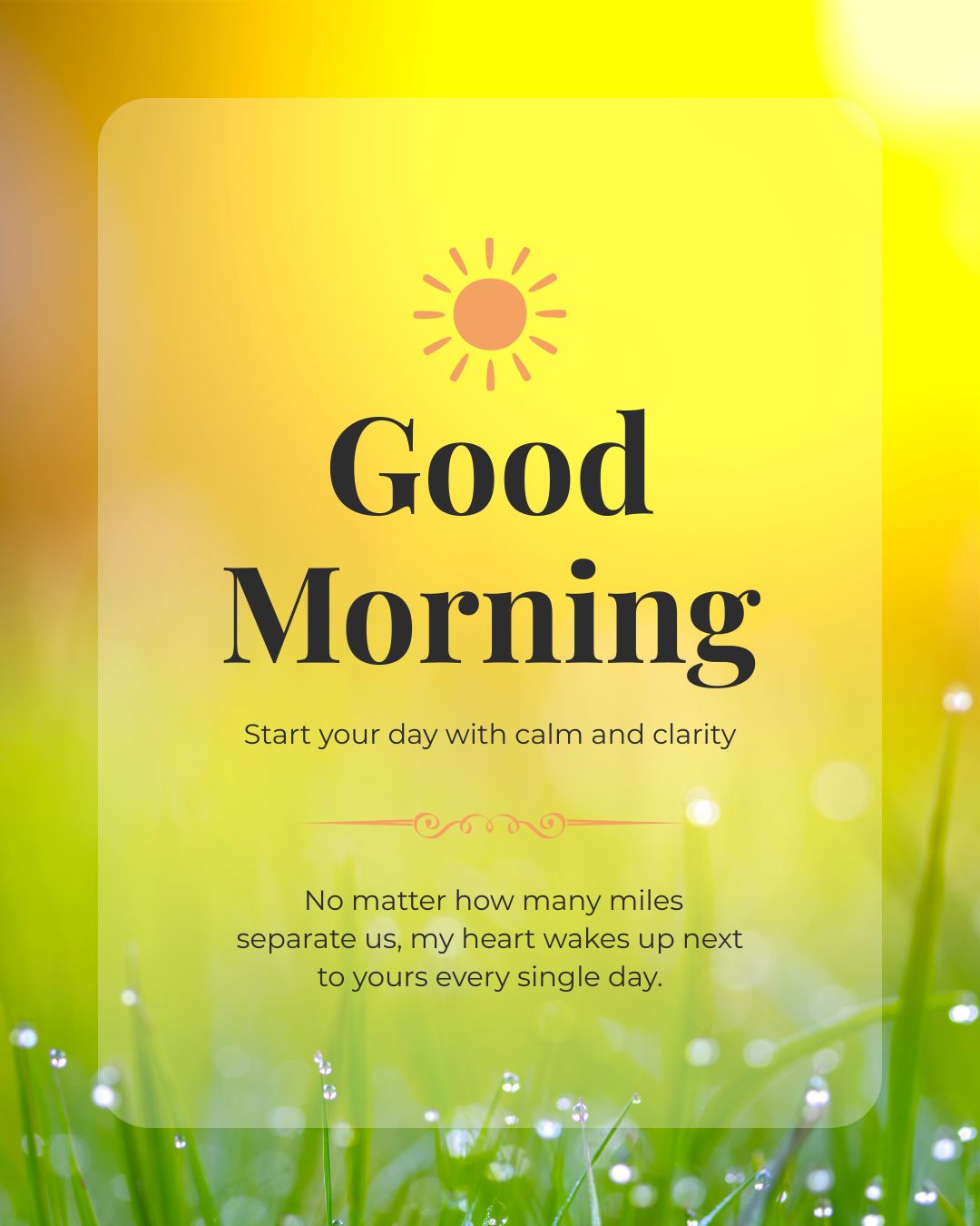 Good Morning Wishes for Long-Distance Relationships