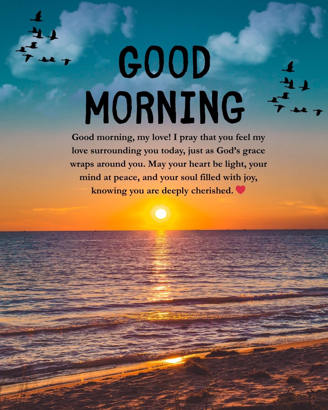 Thoughtful Morning Prayer for Him to Feel Your Love and Care