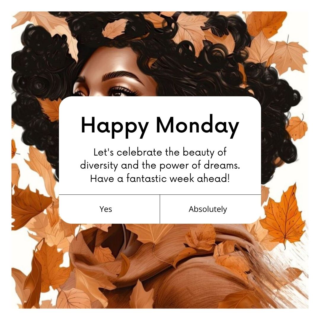 African American Happy Monday Images