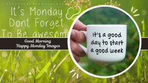 Good Morning Happy Monday Images