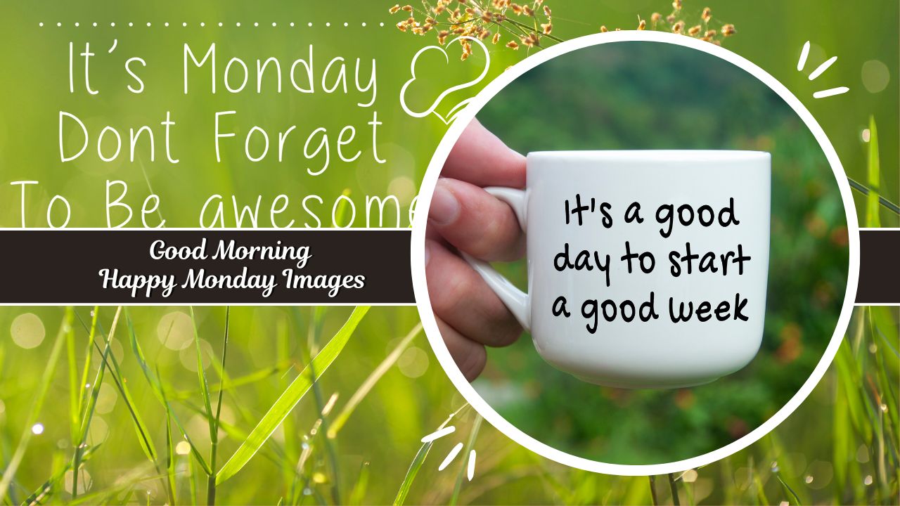 Good Morning Happy Monday Images