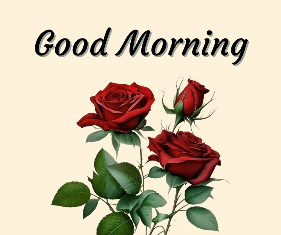 Good Morning Rose Images for WhatsApp