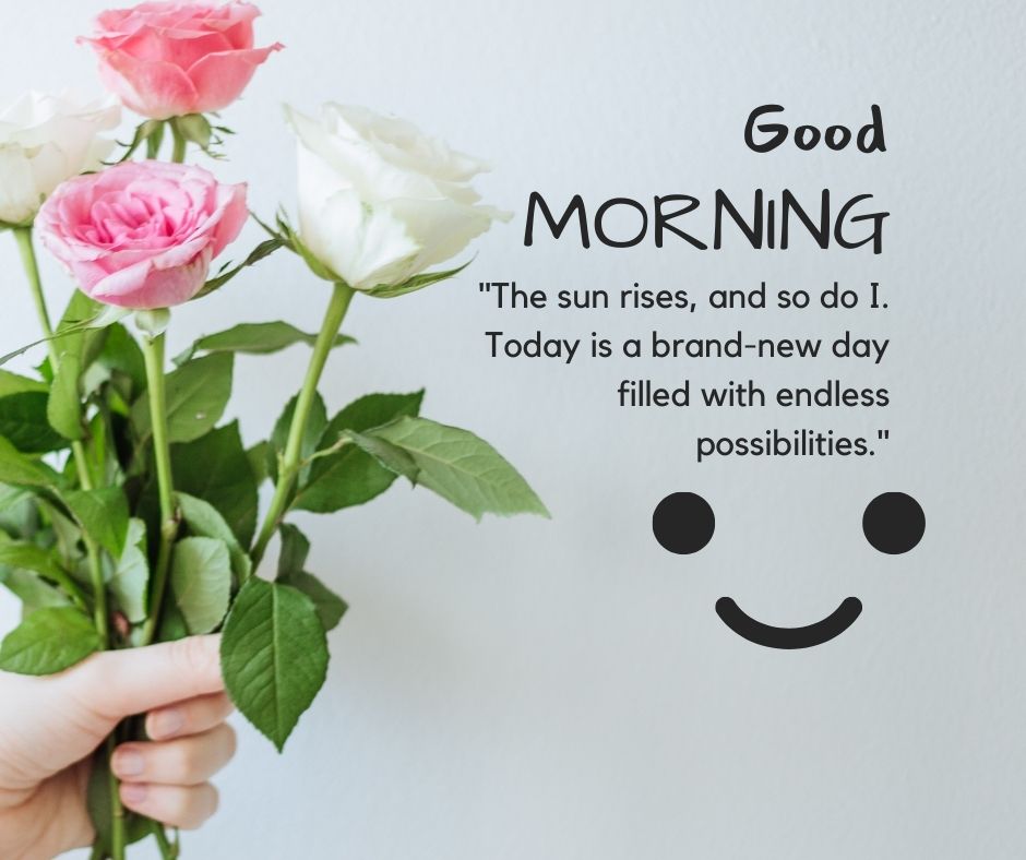 Good Morning Rose Images with Inspirational Quotes