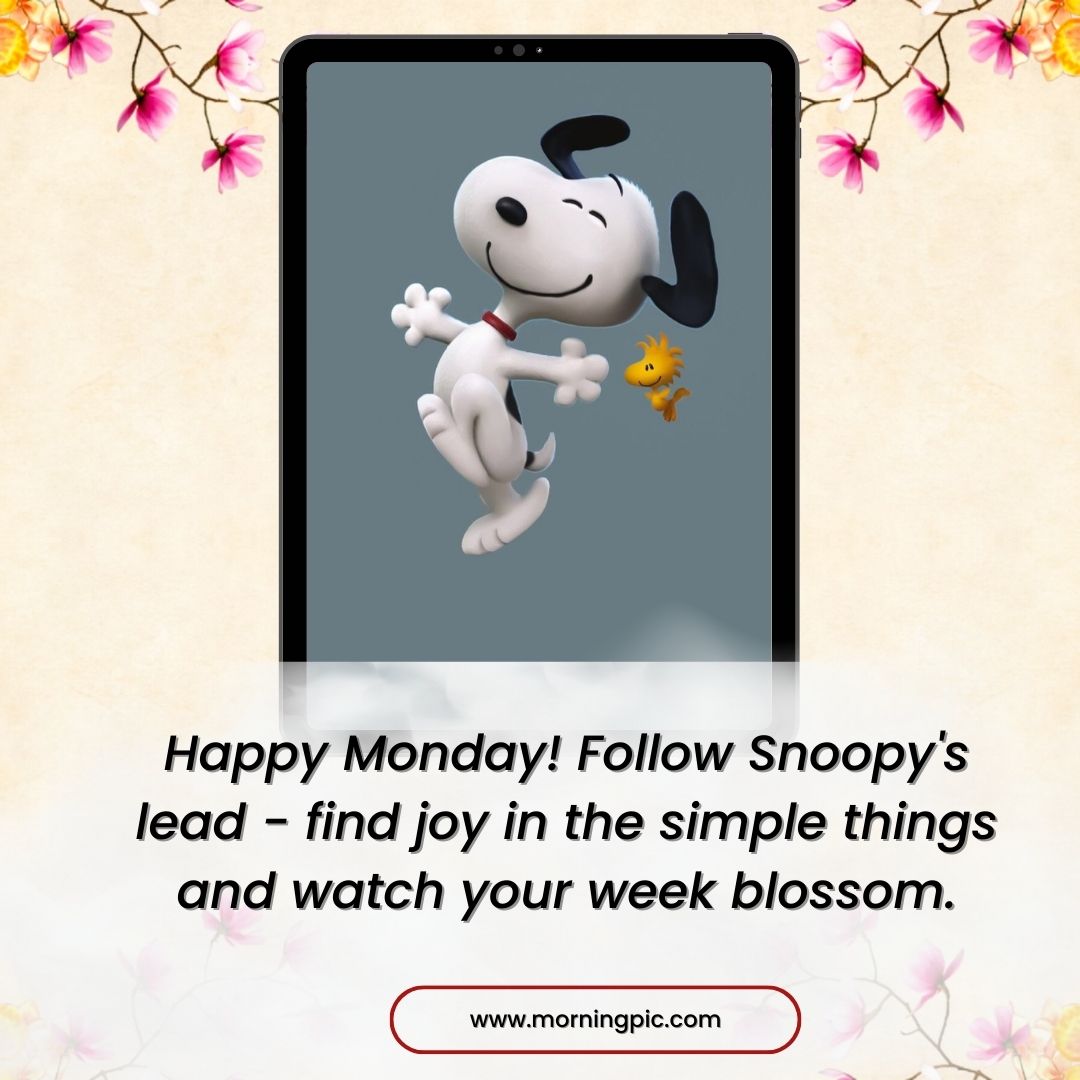 Snoopy Happy Monday Images