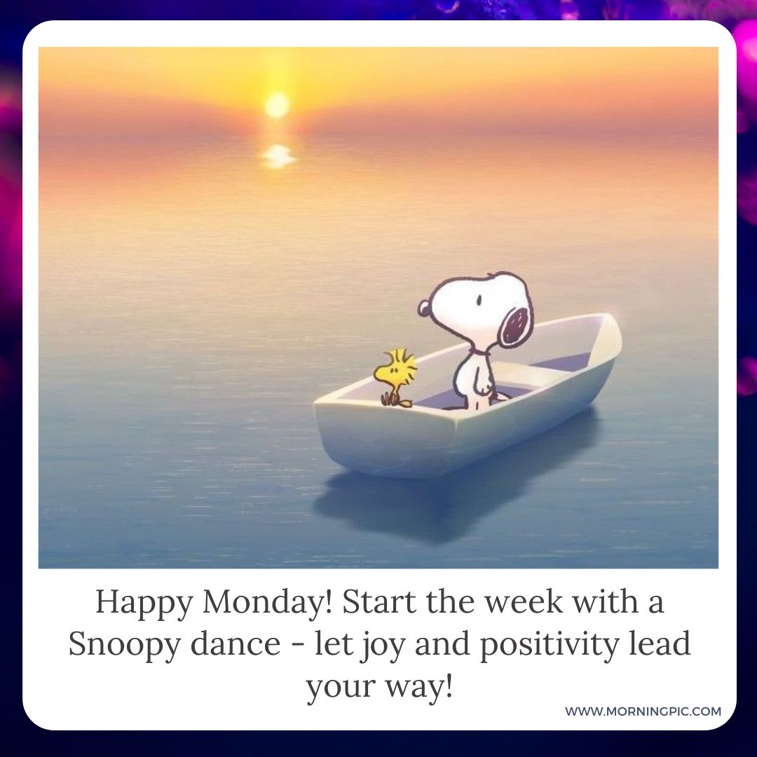 Snoopy Happy Monday Images