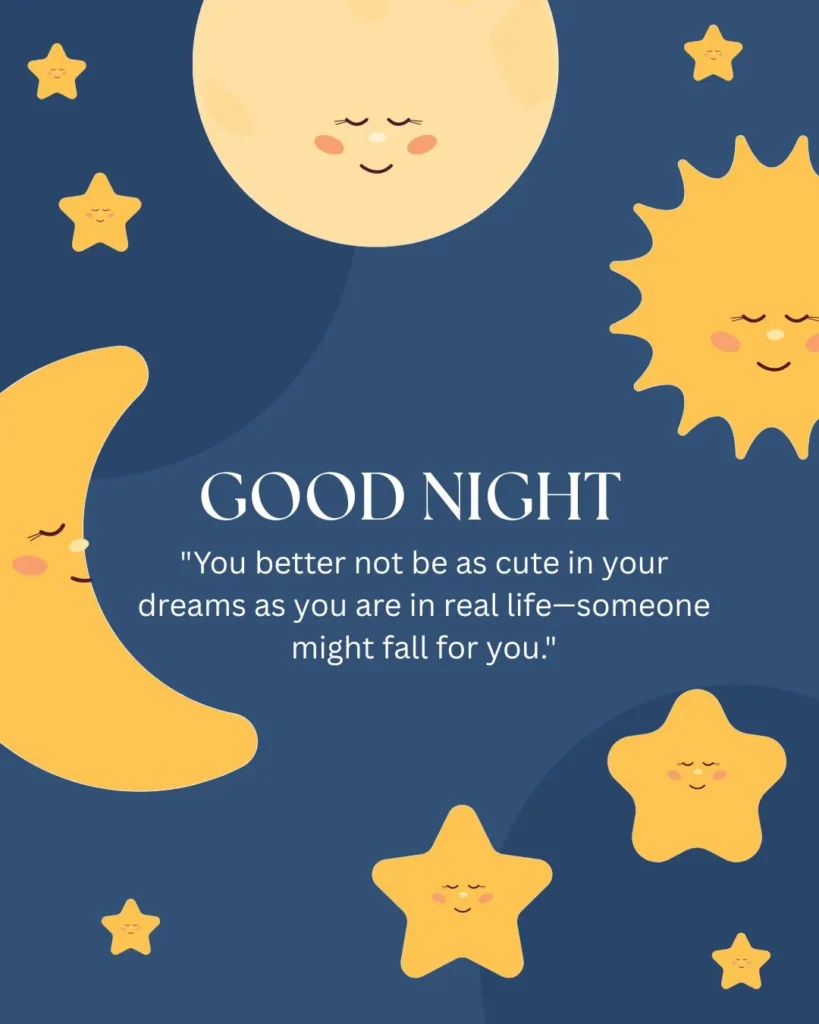 flirty good night messages for crush
