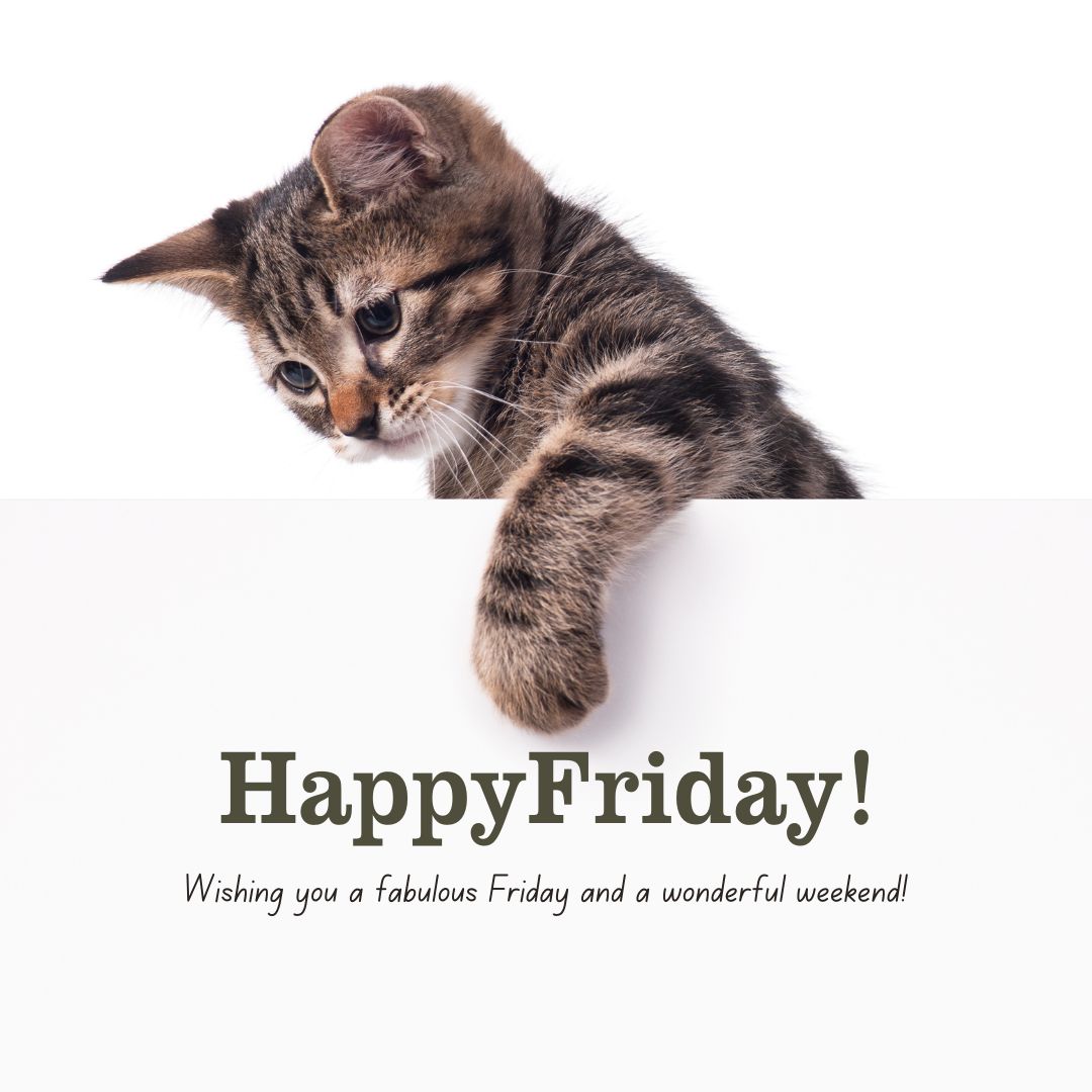 Wishing you a fabulous Friday and a wonderful weekend!