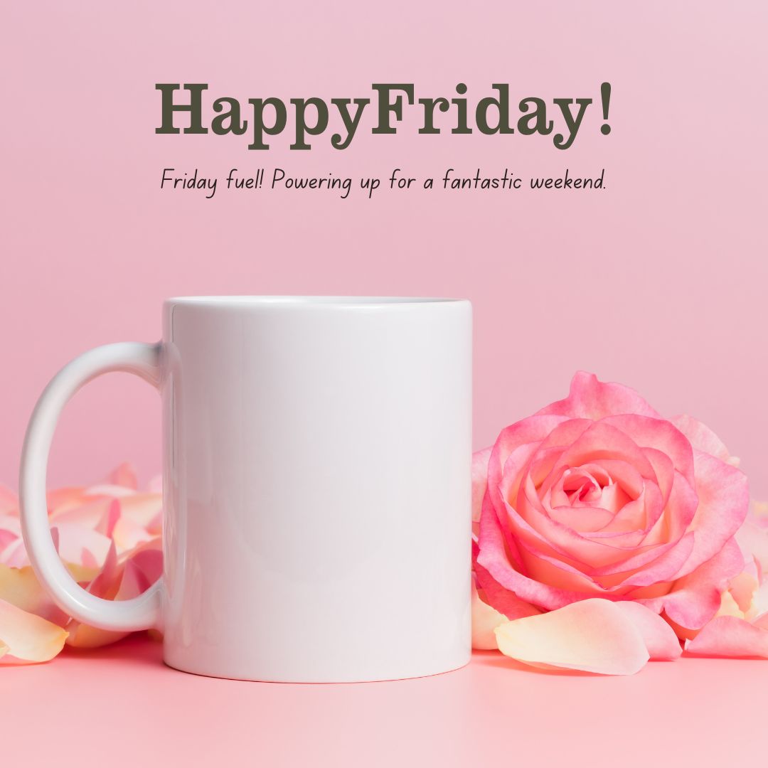 Friday fuel! Powering up for a fantastic weekend.